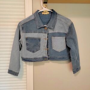 SOHO Blue Girls Denim Jacket